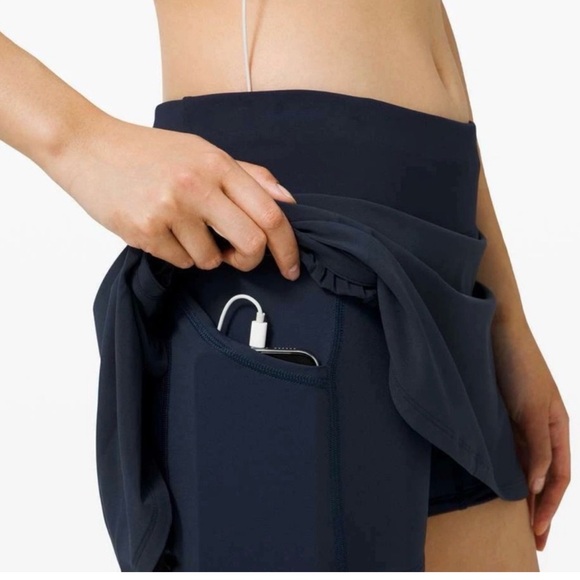 Lululemon skirt black Play Off the Pleats tennis Skort - Picture 17 of 17